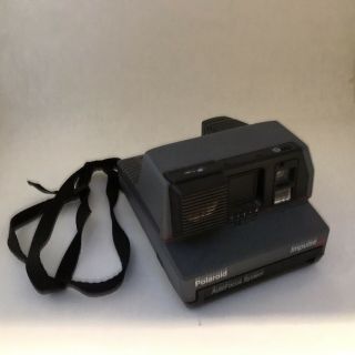 Vintage Polaroid Impulse AF Instant Camera w/ Built - In Photo Flash & Neck Strap 2
