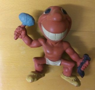 Vintage 1950s Cleveland Indians Chief Wahoo Rubber Squeaker Toy Rempel Mfg