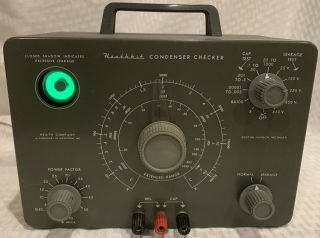 Vintage Heathkit Condenser Checker Model C - 3