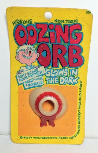 Vintage 1972 Imagineering Glow Oozing Orb Halloween Moc Monster Toy Costume