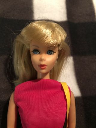 Vintage Mod Pale Blonde Platinum Hair Tnt Barbie Doll