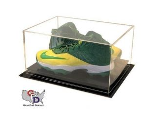 Counter Or Desk Top Large Shoe Pair Display Case By Gameday Size 17 And Under