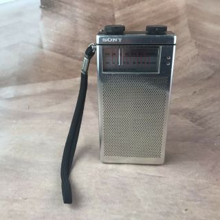 Vintage Sony Icf - 3860w 2 Band Receiver Am Fm Great