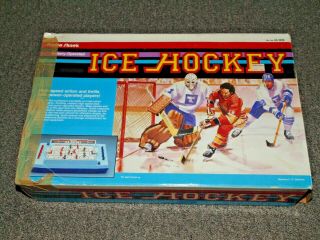 Vintage Radio Shack Electronic Tabletop Ice Hockey Game Battery - Operated
