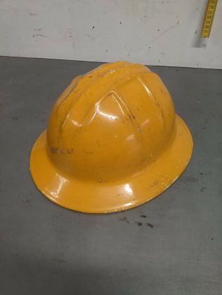 Vtg Jackson Safety Hat Aluminum Helmet Hard Hat Alumihat Type Sh - 5 Adjustable