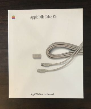Vintage Appletalk Cable Kit Apple Talk Personal Network -