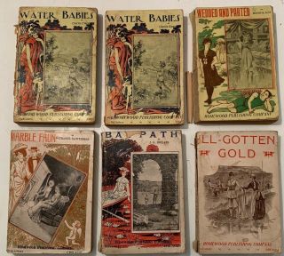 Vintage Paperback Books Circa Early 1900 