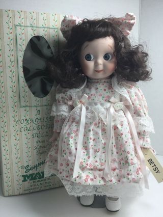 Vintage Seymour Mann Porcelaine 12” Doll Betsy