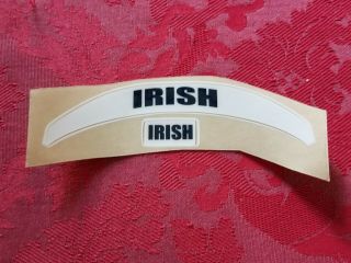 Notre Dame Fighting Irish Riddell Speed Mini Helmet Decal Set