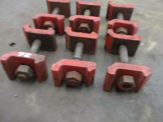 IH Farmall M H MTA Set Of 6 Rear Wheel Bolts & Clamps Wedges Antique Tractor 26 2