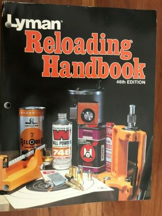 1982 Vintage Lyman Reloading Handbook 46th Edition