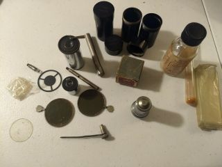 Ernst Leitz Wetzlar 5x Bausch & Lomb Vintage 97x Vintage Microscope Parts Plus