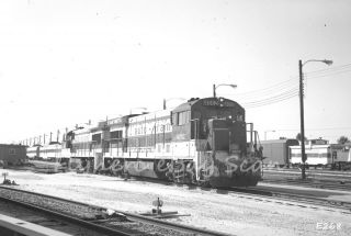 B&w Negative Auto - Train Railroad Diesel Loco 4002 Sanford,  Fl 1977