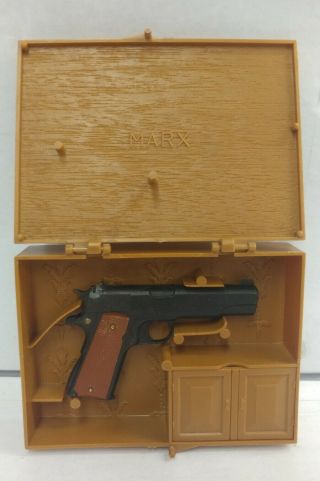 Vintage Marx Historic Guns In Miniature U.  S.  Army.  45 Automatic