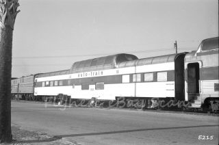B&w Negative Auto - Train Railroad Dome Car 707 Sanford,  Fl 1971