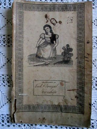 Antique Ledger Book Tax Rolls Donegal Township Pa 1800s Handwritten Manuscript