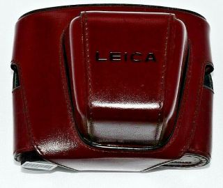 Ex Vintage Leica Leather Camera Case For Model From Japan