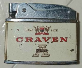 Craven A King Size Vintage Cigarette Lighter Penguin Brand