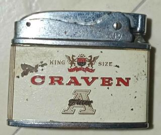 Craven A King Size Vintage Cigarette Lighter Penguin Brand 2