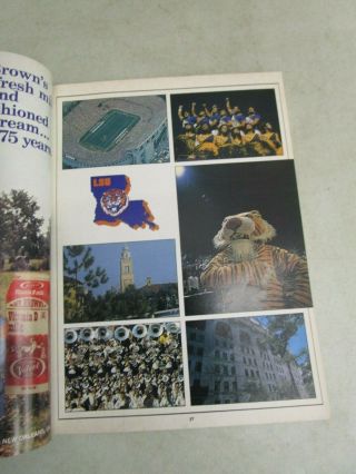 Vintage Football Program SUGAR BOWL NEBRASKA VS LSU (JAN.  1,  1985) 3