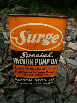 Vintage Surge Special Vacuum Pump Oil Can
