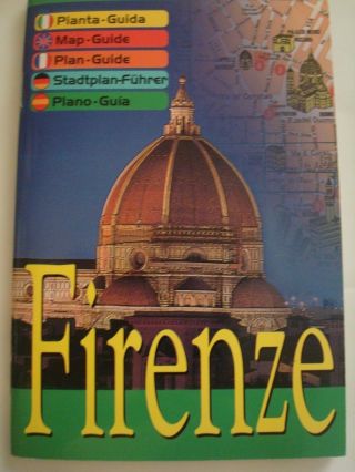 Map Of Firenze (florence,  Italy) : Streets,  Buses,  Hotels,  Camping,  5 Languages