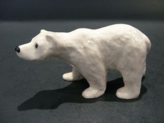 Vintage Hagen Renaker Polar Bear Figurine California Art Pottery