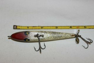 Vintage Smithwick Devils Horse Pa Scooter Wood 4 1/8 " Fishing Lure