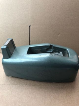 Vintage Metal 3m Scotch Tape Desk Dispenser Industrial C - 20 Green Blue