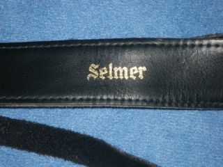 Vintage Selmer Leather Belt Buckle Style Saxophone Strap - For Conn Buescher King