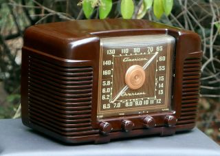 Crosley Model 66ta Antique Bakelite Am/ Short Wave Radio 1946 Recently Serviced