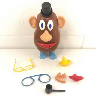 Vintage 1973 Hasbro Mr Potato Head With Accessories 1970s Toy3