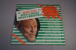 Vintage Burl Ives Have A Holly Jolly Christmas 33 1/3 Rpm Record Album