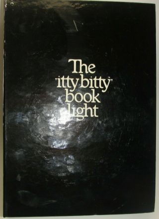 Vintage 1982 Zelco The Itty Bitty Book Light -