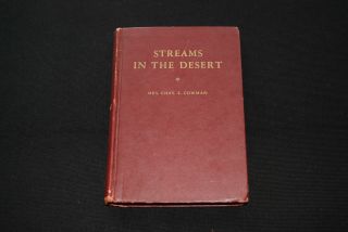 Streams In The Desert By Mrs.  Charles E.  Cowman (1950,  Hardcover) Vintage