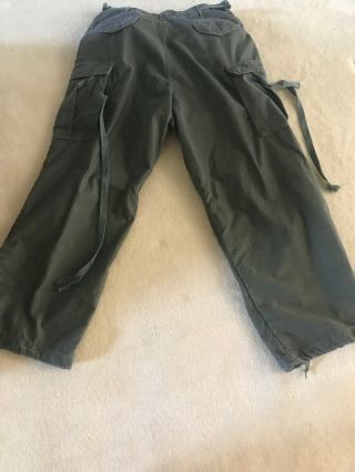 Vintage 1968 Vietnam War Us Army M - 65 Trousers Field Pants Men’s Regular - Medium