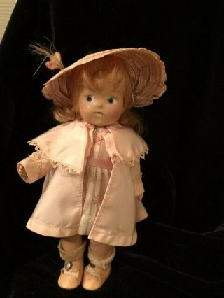 Vintage 1948 Vogue Painted Eye Ginny Doll In Outfit Great Doll