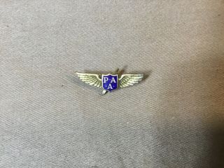 Vintage Pan American Airways Pan Am Pin Wings And Propeller