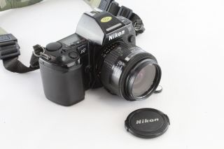 Vintage Nikon Af N8008 35mm Film Camera W/ Nikkor F/3.  3 - 4.  5 35 - 70mm Lens
