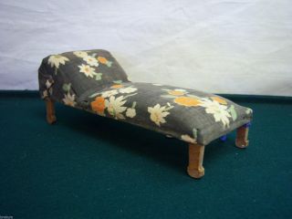 Dollhouse Miniature Fainting Couch Chaise Lounge Sofa Antique Furniture Germany