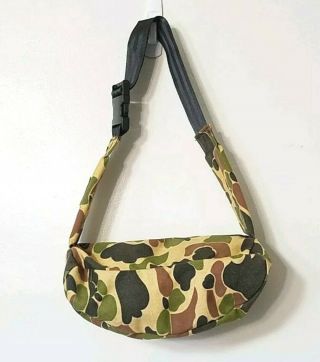 Vtg Outdoor Products Camo Fanny Pack Tactical Belt Waist Bag Hunting Paintball