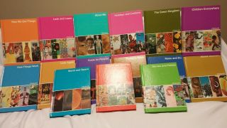 Vintage Childcraft Hc Book Set 1 - 15 How And Why