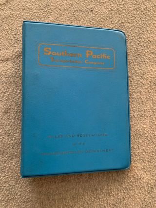 Safe Work Practices Sp/ssw Train Engine Service 1989 Southern Pacific Railroad