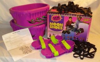 Vintage 1989 Moon Shoes By Hart - Foot - Sized Trampolines.