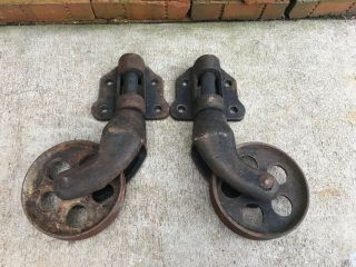 Vintage Factory Cart Cast Iron Casters Antique Wheels Railroad Dolly Industrial