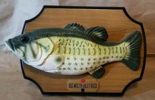 Vintage 1999 Gemmy Big Mouth Billy Bass Singing Fish,  Dont Worry Be Happy