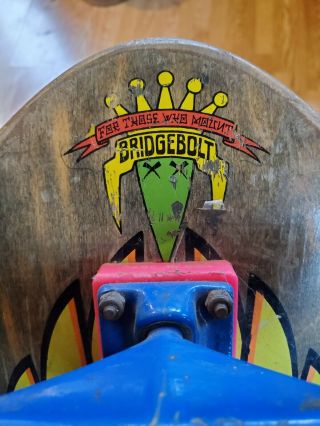Natas Kaupas Skateboard Complete Rare 80s collectors item w bridgebolts 3