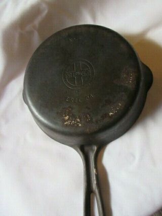 Vintage Griswold Cast Iron No.  5 Skillet Frying Pan Small Logo Erie Pa 724