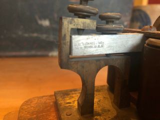 Antique JH BUNNELL Telegraph Key & Sounder J.  H.  Manhattan Morse Code 3