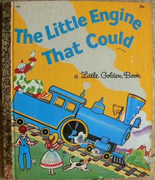 Vintage Little Golden Book The Little Engine That Could Watty Piper Great